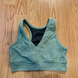 Girl’s Green Sports Bra